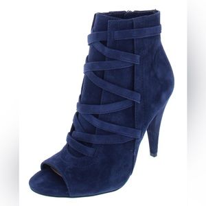 VINCE CAMUTO ARANDA PEEP TOE BOOTIE